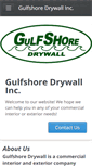 Mobile Screenshot of gulfshoredrywall.com